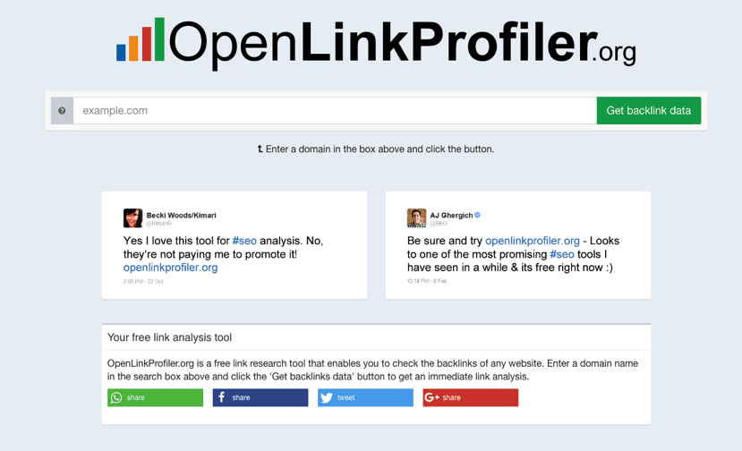 Open Backlink Profiler, Tutorial de la mejor herramienta gratis para Linkbuilding