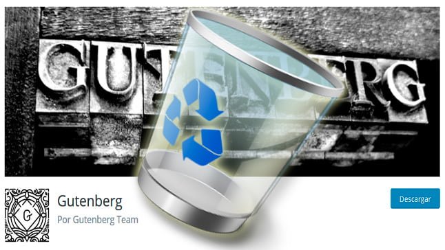 Quitar Gutenberg Quitar Gutenberg