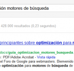 Archivos PDF en los resultados de búsqueda de Google