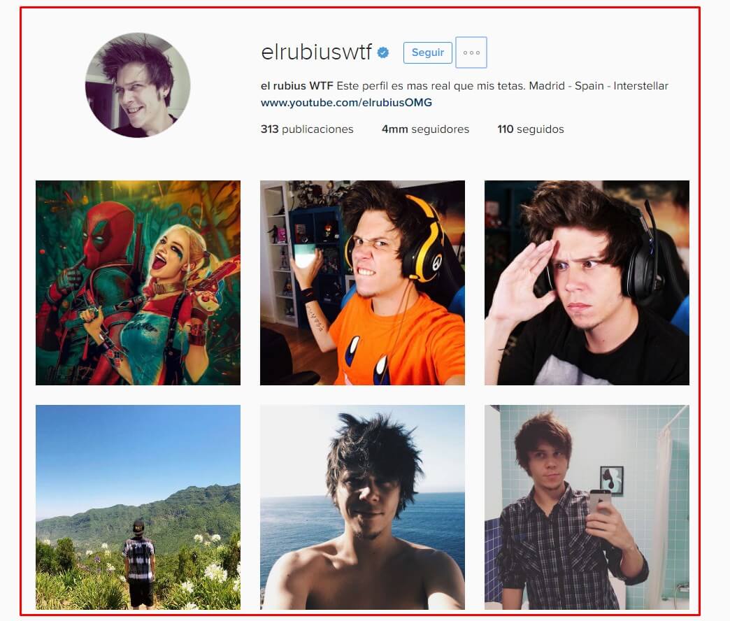 Consigue seguidores en Instagram elrubiuswtf