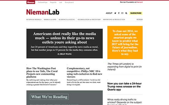 Laboratorio de Periodismo Neiman de la Universidad de Harvard