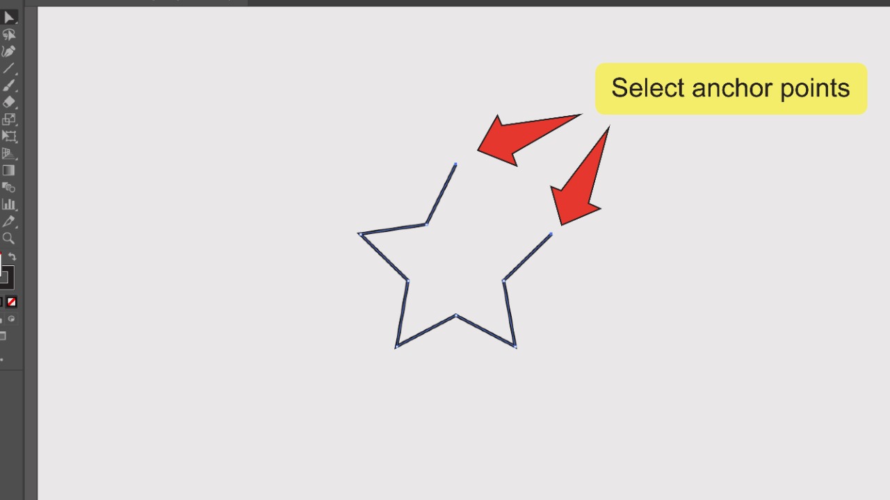 Use el comando Unir para combinar rutas en el Paso 3 de Illustrator