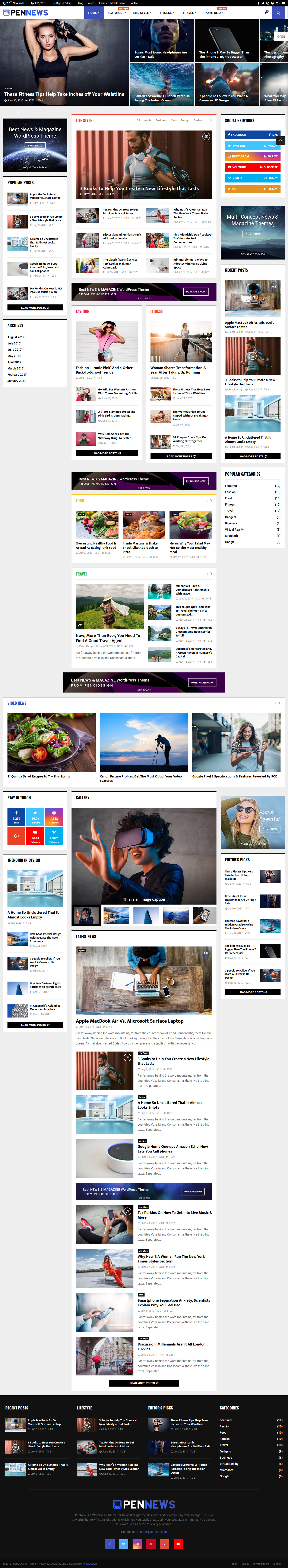 PenNews - Reseñas de los mejores temas premium de WordPress