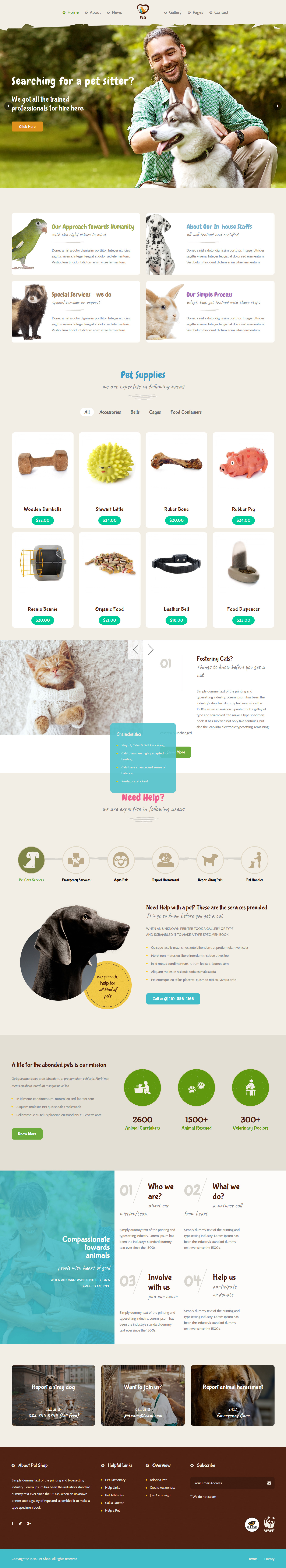 Pet World - El mejor tema de WordPress para animales y mascotas premium