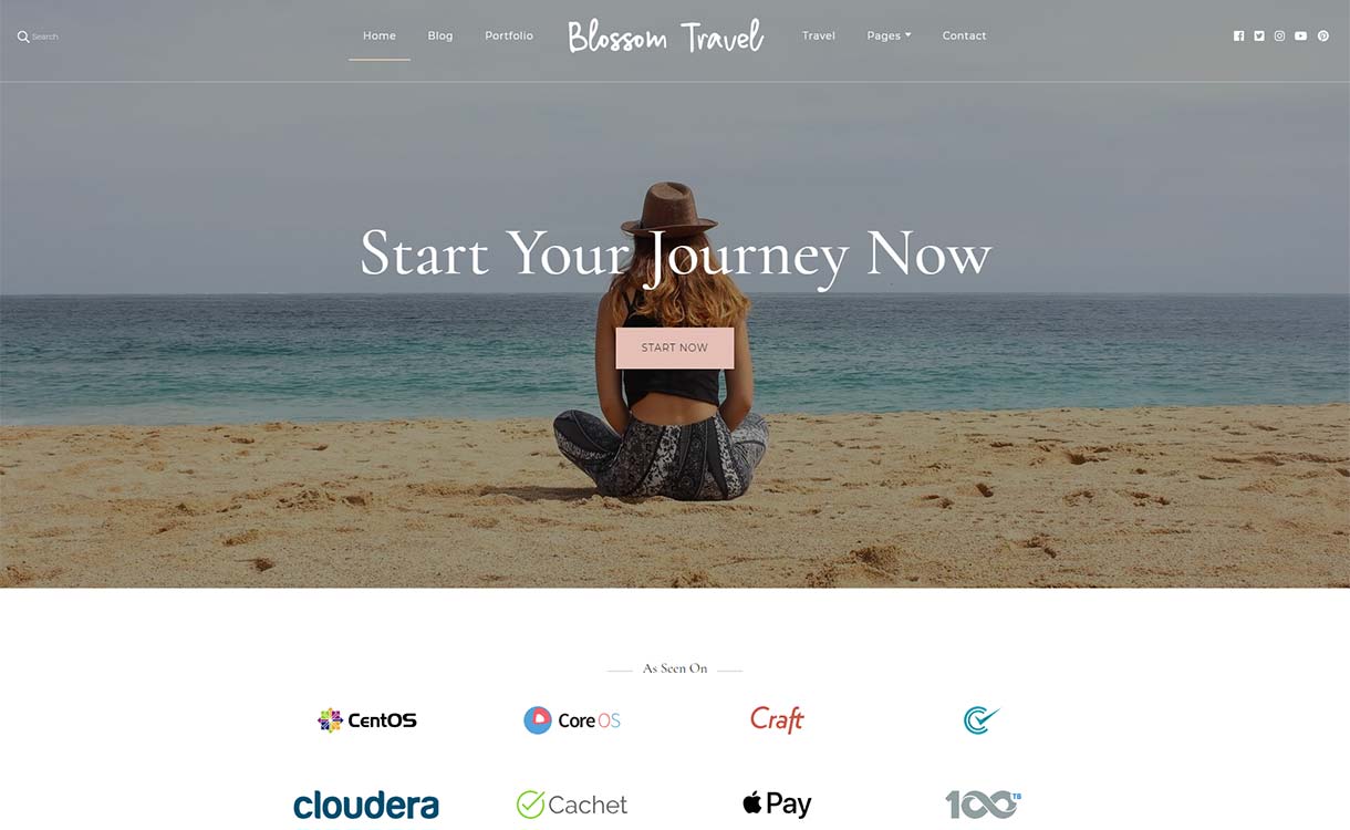 Tema de WordPress Blossom-Travel-Free