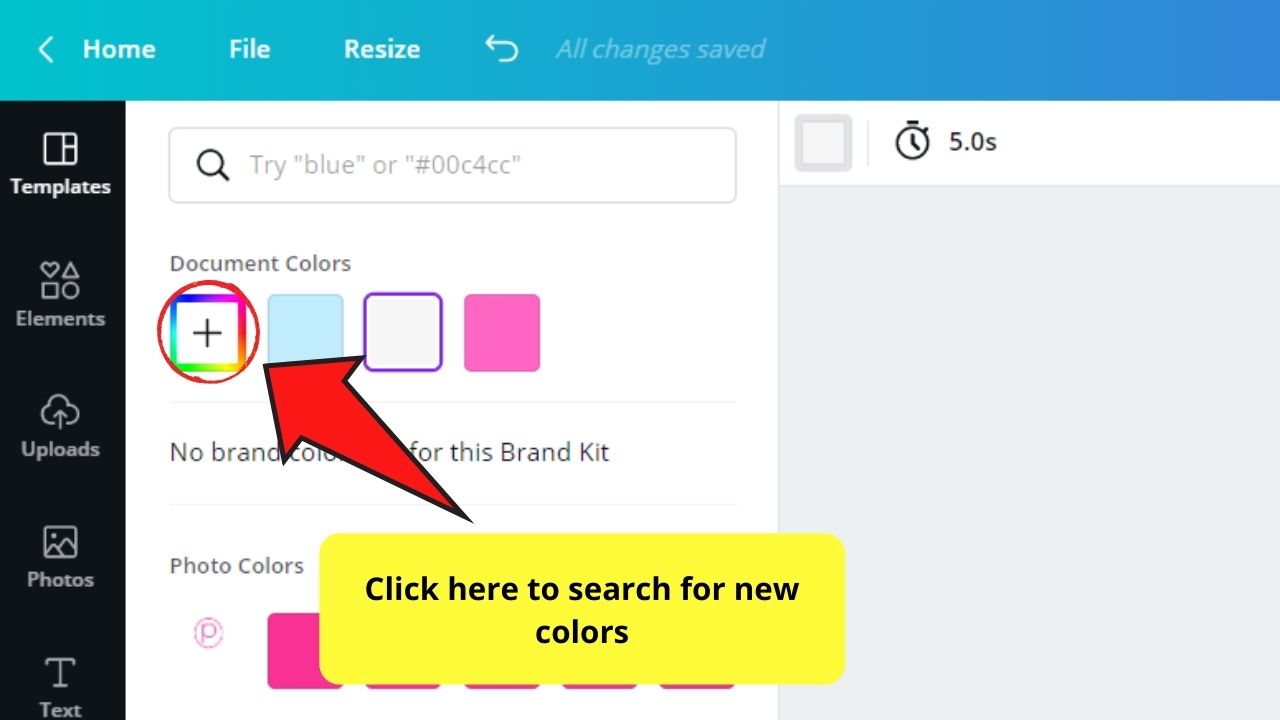 Elige un nuevo color de fondo