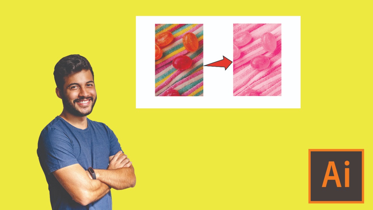 Cómo cambiar los colores de la imagen en la guía de Illustrator
