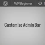 Cómo controlar la barra de administración de WordPress