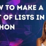 Cómo hacer una lista de listas en Python