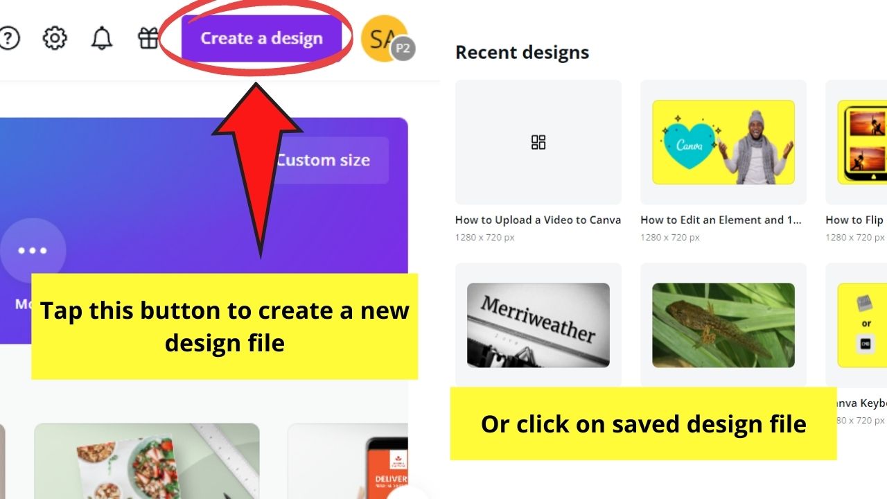 Cree un nuevo diseño o abra un archivo de diseño existente