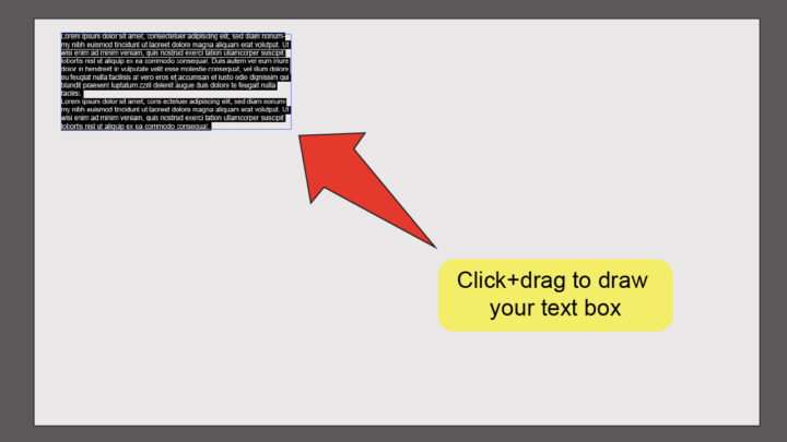 Cómo resaltar texto en Illustrator con la herramienta de segmentación de líneas Paso 3