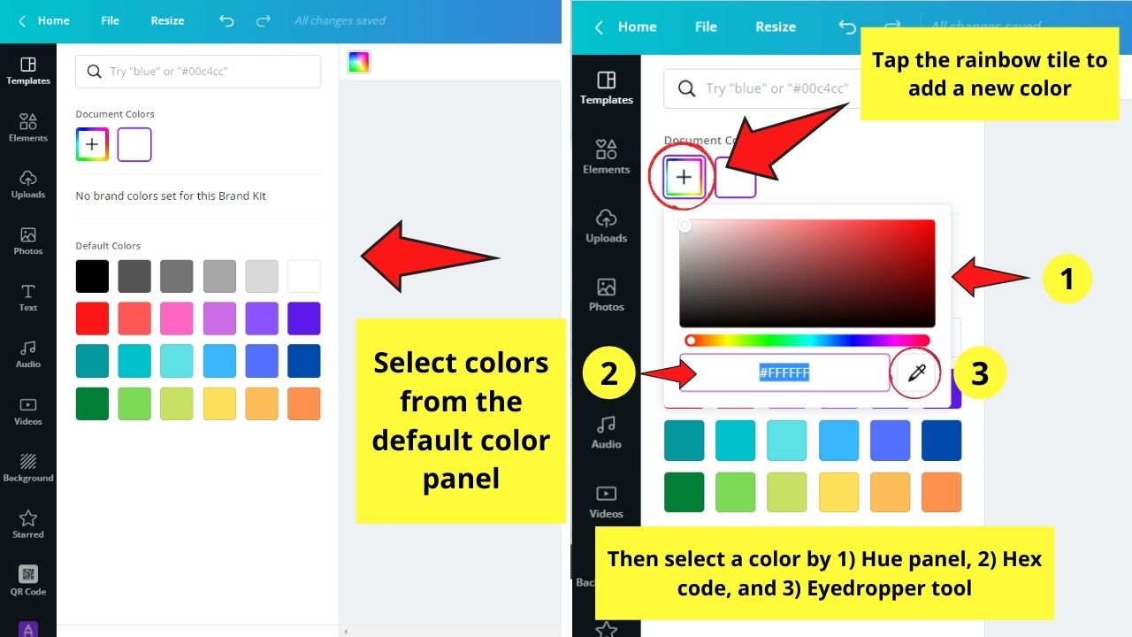 Cómo crear una plantilla en Canva paso 2.2