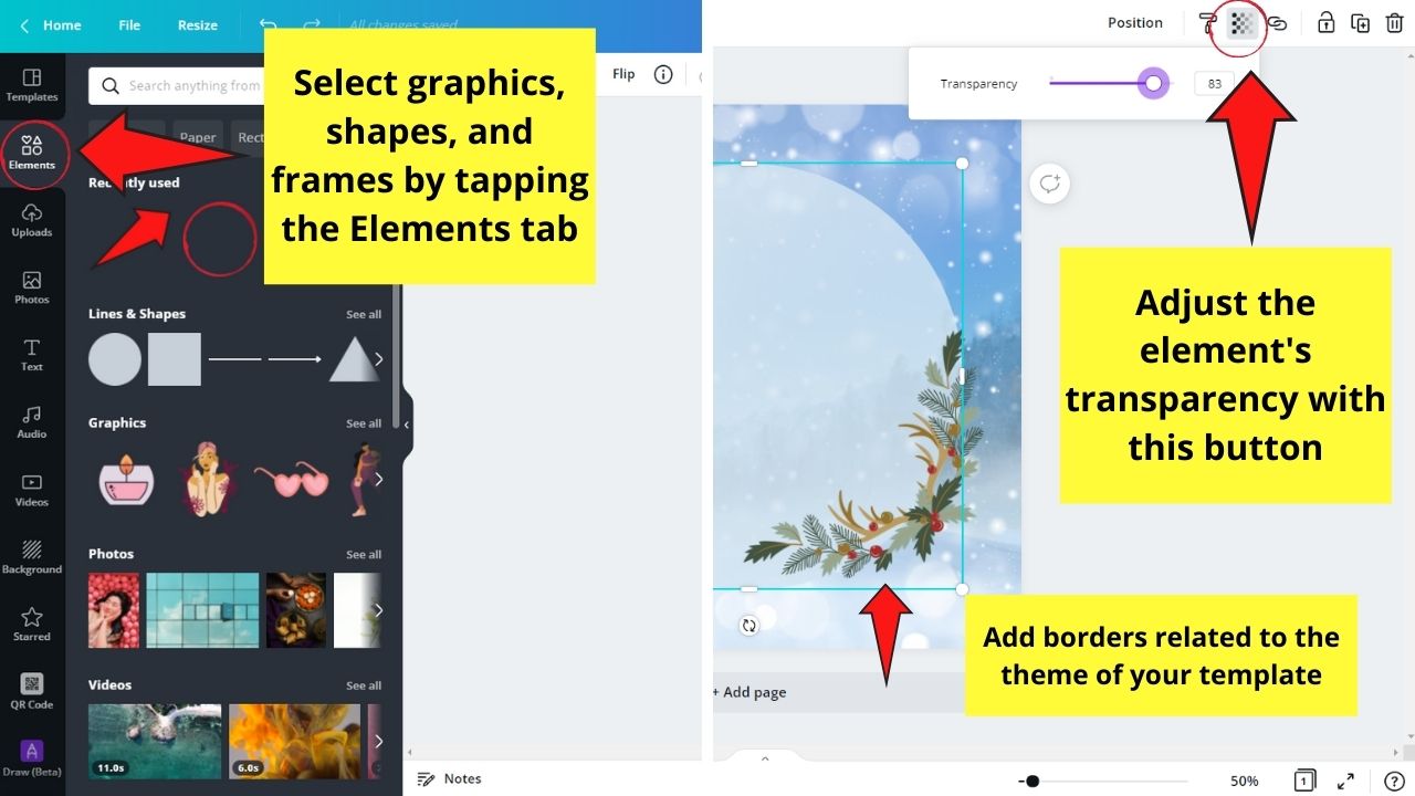 Cómo crear una plantilla en Canva Paso 4
