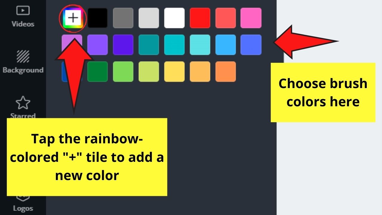 Cómo dibujar actualizaciones en Canva Step 5.1
