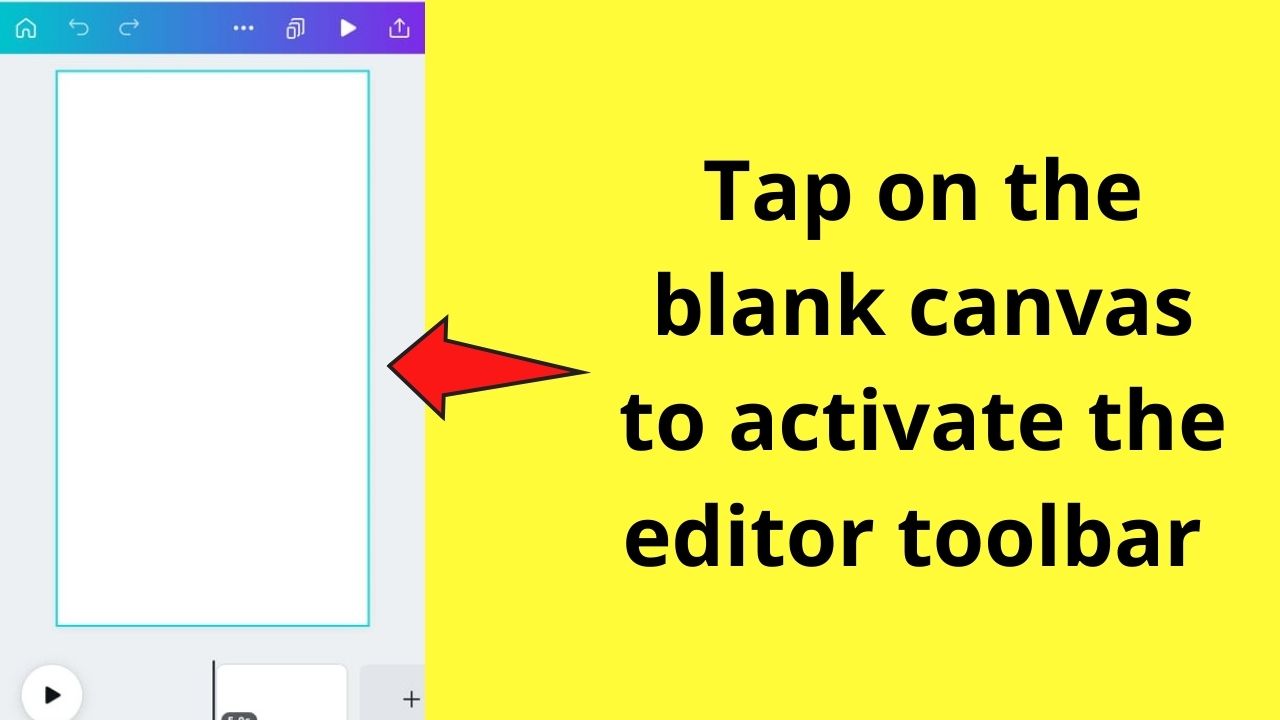 Cómo hacer un video en la aplicación Canva desde cero Paso 2