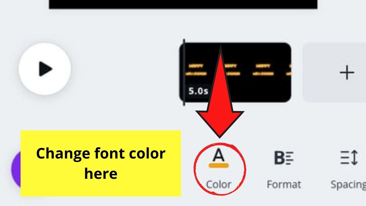 Cómo hacer un video en la aplicación Canva desde cero Paso 4.2