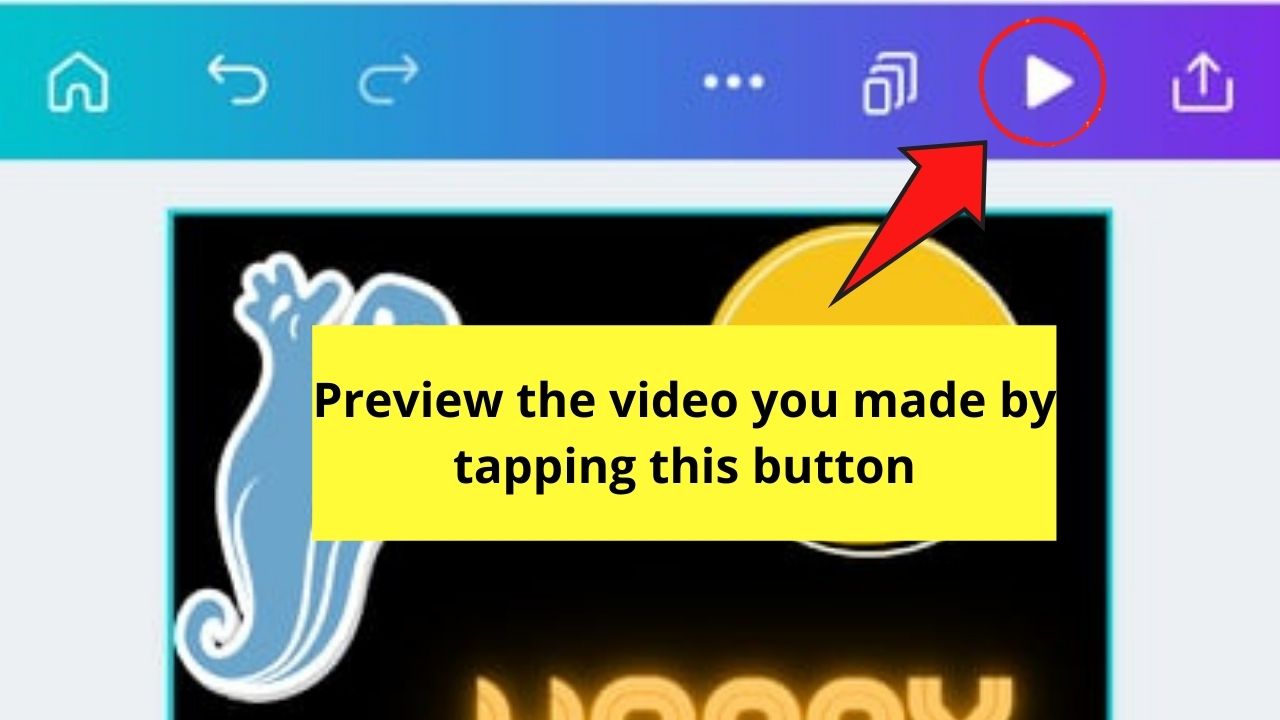 Cómo hacer un video en la aplicación Canva desde cero Paso 9.1