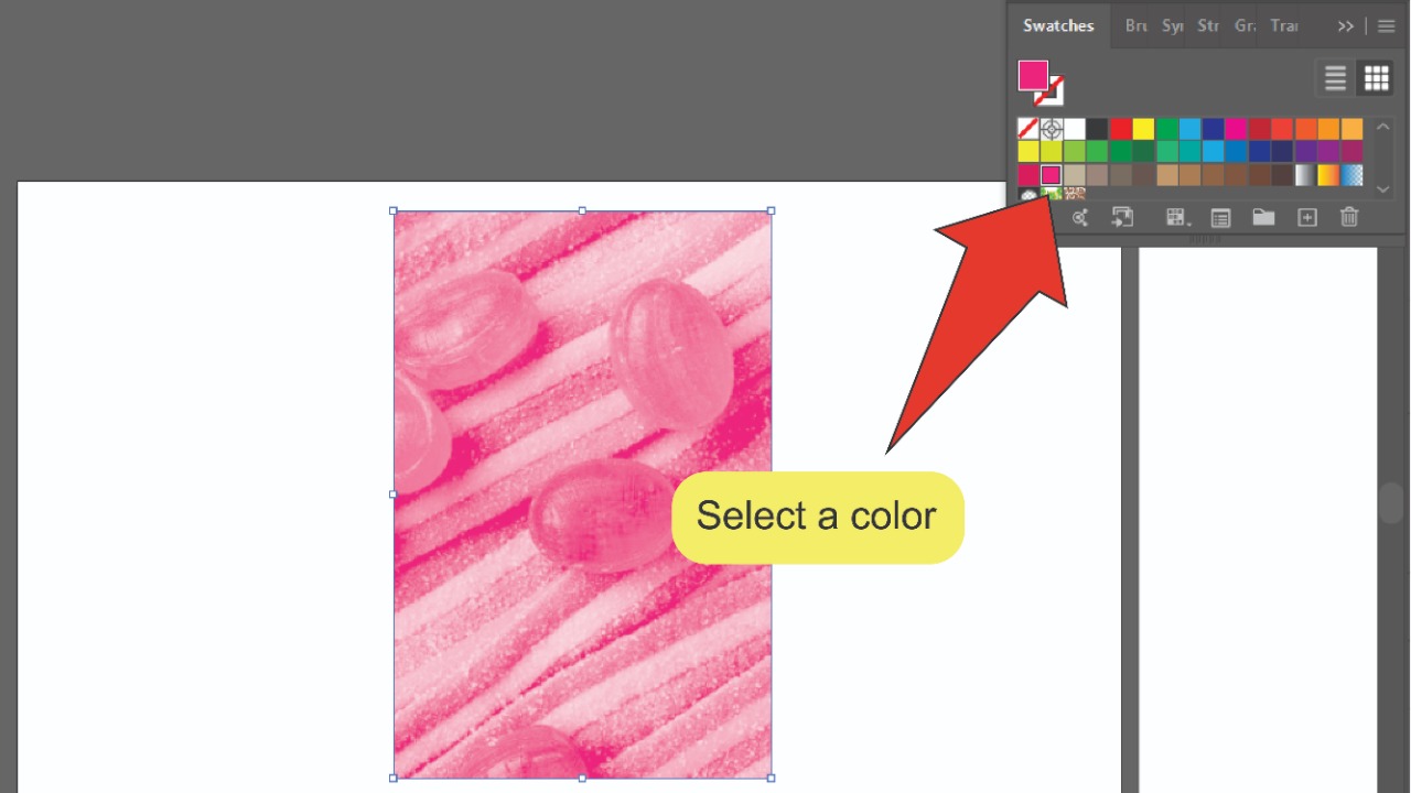 Cómo cambiar los colores de una imagen en Illustrator Paso 9