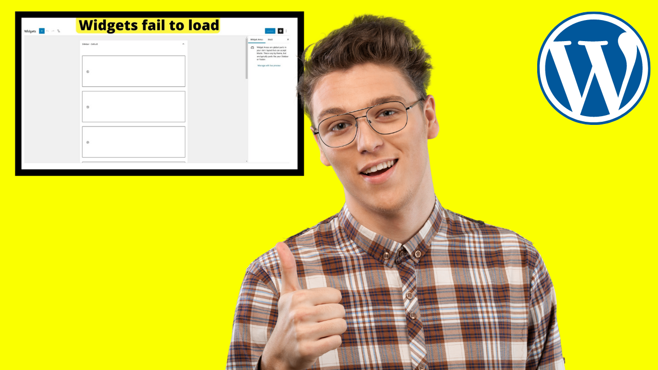 Los gadgets de WordPress no aparecen, por eso