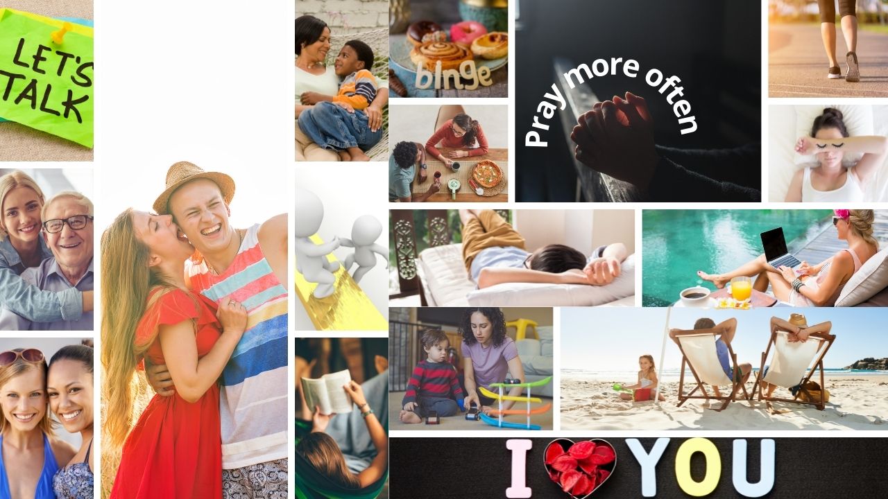 Tablero de visión estilo fotolibro