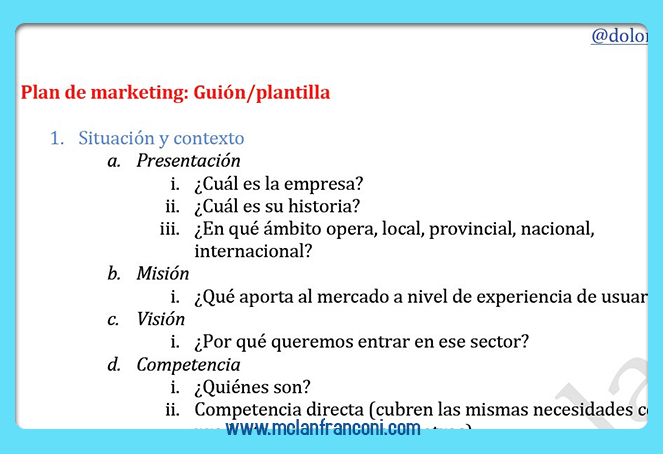 Plan de marketing corporativo 6