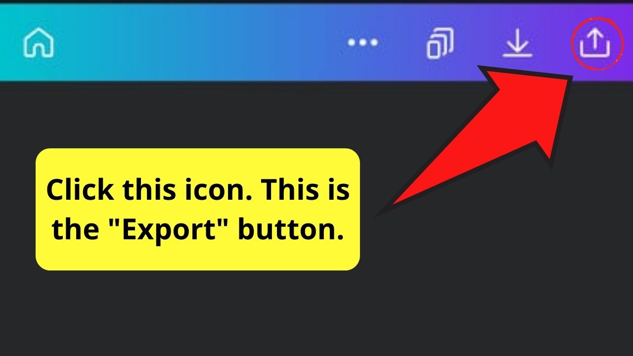 Haga clic en el botón Exportar