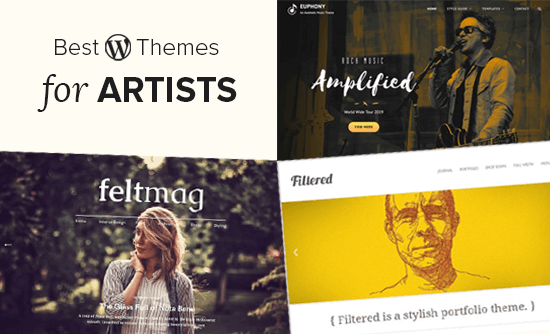 Los 29 mejores temas de WordPress para artistas (2020)
