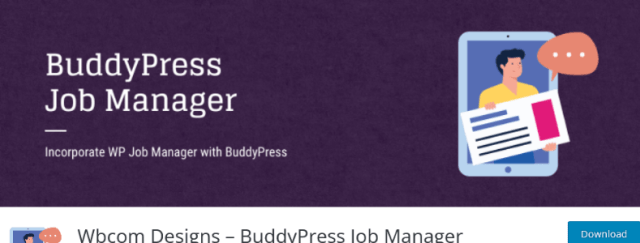 Administrador de trabajos de BuddyPress