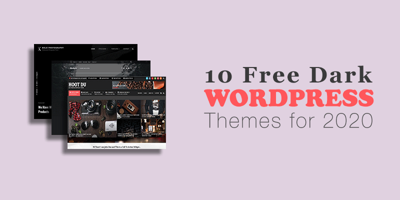 tema oscuro gratis para wordpress