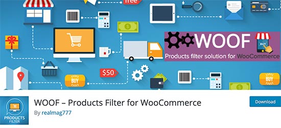 Filtro de productos WOOF para WooCommerce