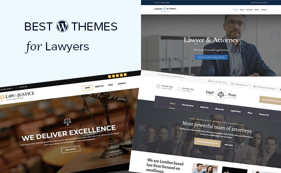 Los 22 mejores temas de WordPress para abogados (2019)