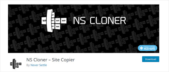 Complemento para NS Cloner para WordPress