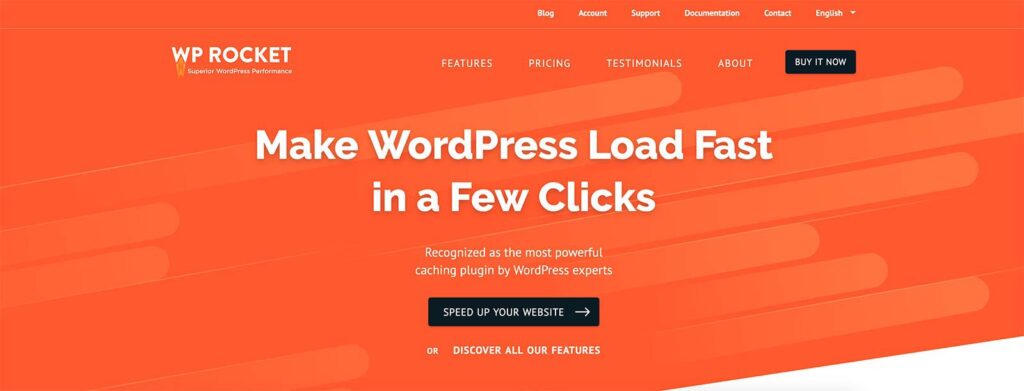 Descripción general del complemento de WordPress WP Rocket