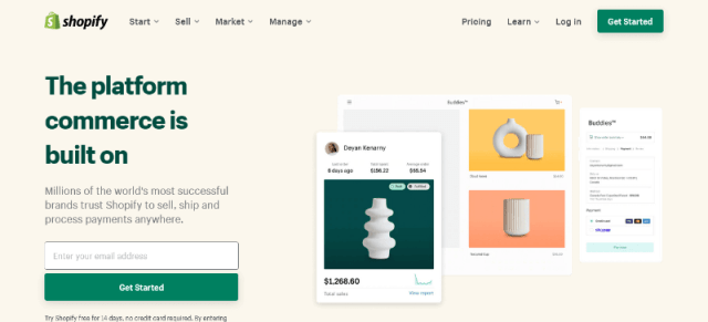 Comparación de Shopify