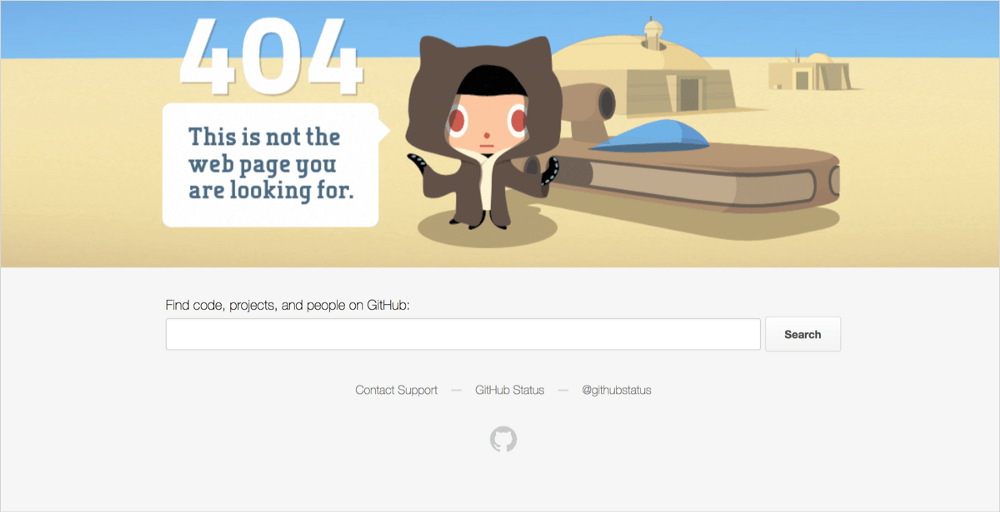 404 página