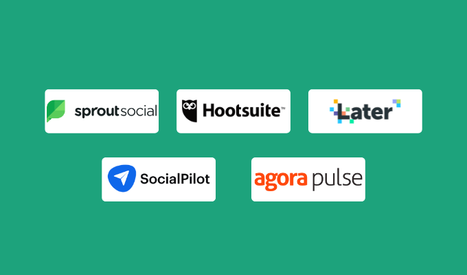 Logotipos de la empresa para nuestro mejor software de marketing en redes sociales para ayudarlo a ganar dinero en Instagram