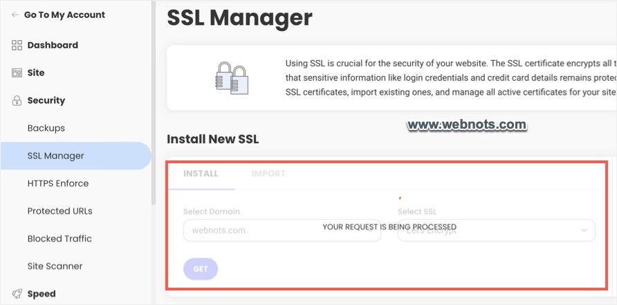 Instale el nuevo Lets Encrypt SSL en SiteGround