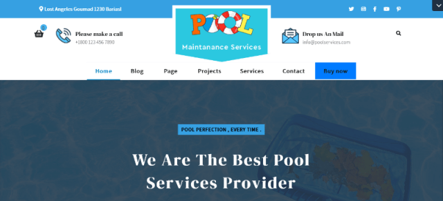 Servicios de piscina Lite (WordPress.Org)