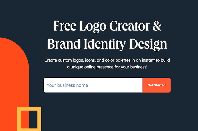 Página gratuita del creador de logotipos de HubSpot. 
