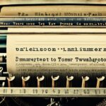 letra de maquina de escribir